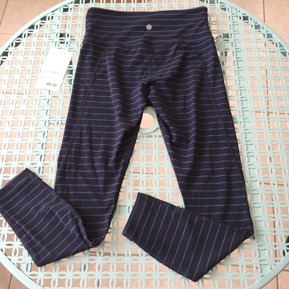 Sold Athleta Stripe Salutation 7/8 Tight - Picture 4 of 8